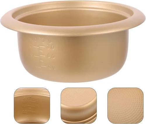 Vista 7 de BESTonZON Repuesto de olla interior para arrocera, olla interior de olla arrocera de 1.5 L, recipientes antiadherentes para utensilios de cocina
