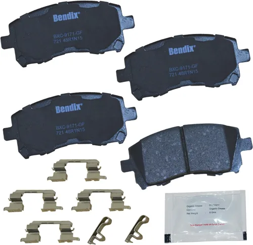 Vista 169 de Bendix Pastillas de freno delanteras de cerámica Priority1 CFC465AK2 para Acura EL 2005-1997, Honda Civic 2011-1996, Insight 2014-2010