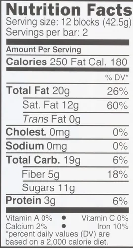 Vista 3 de DIVINE CHOCOLATE Chocolate, 70% Chocolate Negro Deliciosamente Rico, 3 Oz