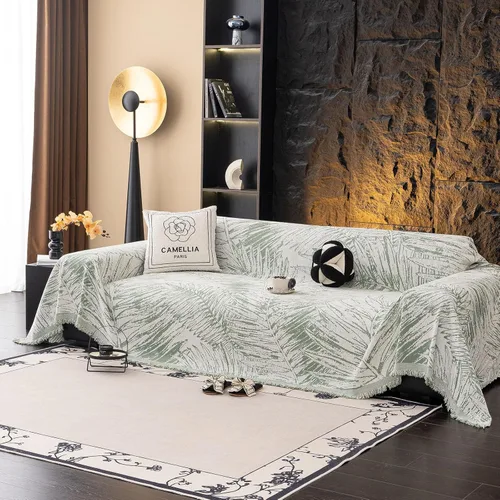 Vista 13 de ROOMLIFE Leopard Couch Cover Boho Sofa Covers for 3 Cushion Couch Washable, Furniture Protector Sofa Couch Cover for Dogs, Soft Breathable Sofa