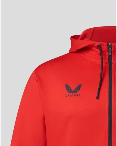 Vista 3 de Castore Red Bull Racing F1 Lifestyle - Sudadera con capucha y cremallera completa para hombre