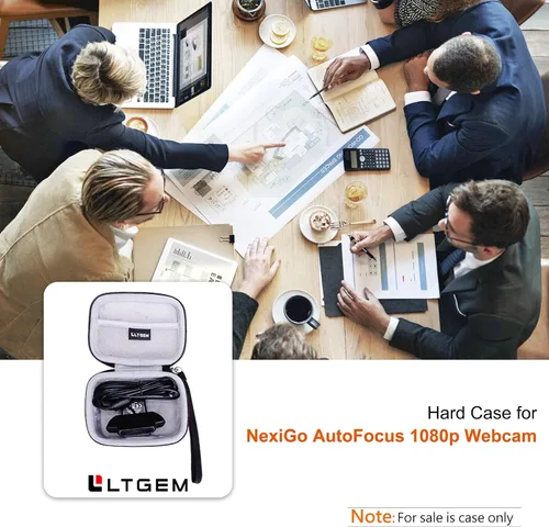 Vista 7 de L LTGEM Funda rígida para cámara web NexiGo N930AF N660P AutoFocus 1080p o Logitech C922x C922x Pro C920 C270 C925 C930e Webcam