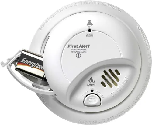 Vista 3 de FIRST ALERT BRK SC9120FF Detector de Humo y Monóxido de Carbono (CO) Cableado con Respaldo de Batería, 1 unidad, Blanco