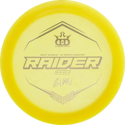 Vista 5 de Dynamic Discs Disco de golf Ricky Wysocki Sockibomb Lucid Ice Raider de distancia para conductor de hielo [los colores pueden variar]