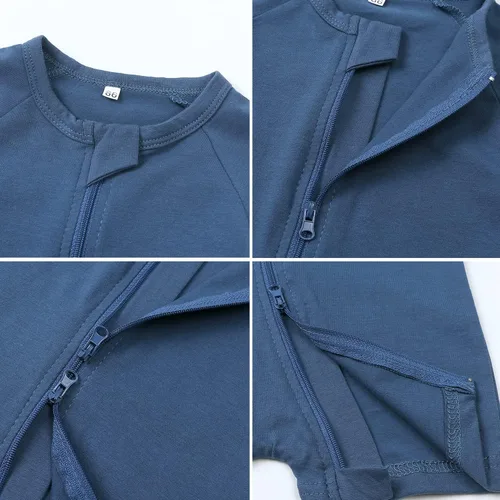 Vista 4 de BeiVSlley Paquete de 2 mamelucos de manga corta para bebé, niño, niña, unisex, de algodón