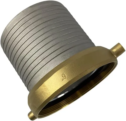 Vista 3 de 6" EN X 300' pies de PVC agrícola Lay Flat Discharge Pump Hose con Roscado Camlock Pin Lug