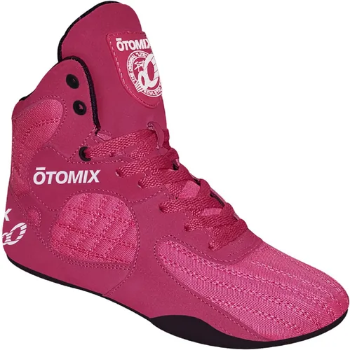 Vista 13 de Otomix Calzado Stingray Escape para Hombre de Bodybuilding, Levantamiento de Pesas, MMA y Lucha Negro