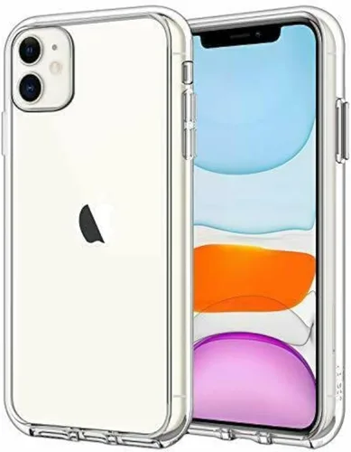 Vista 11 de JETech - Funda para iPhone 11 de 6.1 pulgadas, no se torna amarillenta, a prueba de golpes, con parte trasera transparente y antirayaduras