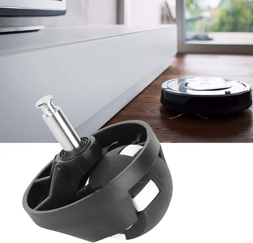 Vista 8 de AYNEFY Aspiradora universal, rueda giratoria para barredora, ruedas delanteras, robot aspirador, accesorio de rueda de repuesto universal