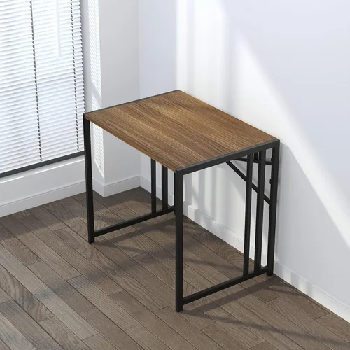 Vista 240 de Escritorio plegable de 47 pulgadas, no requiere montaje, mesa de oficina en casa, escritorio de campamento para computadora de juegos, color beige
