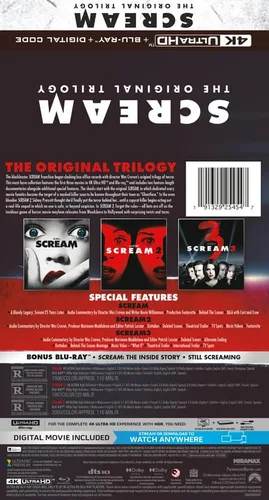 Vista 4 de Scream 3-Movie Collection 4K UHD