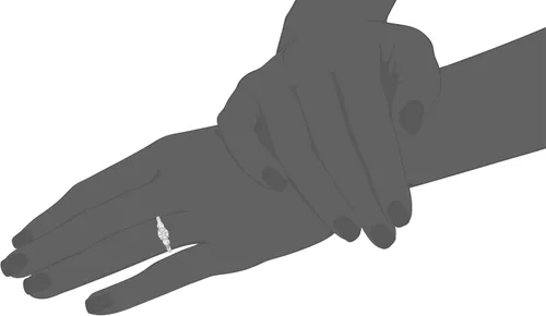 Vista 6 de Tienda Collection Platinum-Plated Sterling Silver Round 3-Stone Ring made with Infinite Elements Cubic Zirconia (2 cttw)