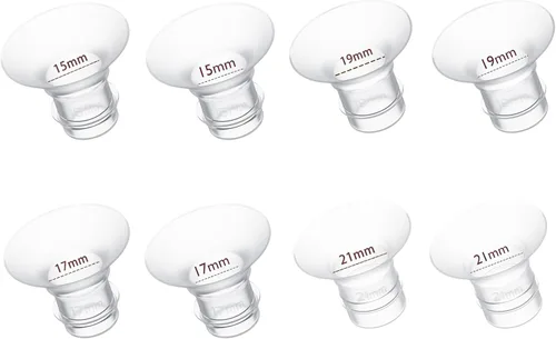 Vista 8 de Inserto de brida de 0.59 pulgadas, 6 piezas, compatible con espectros de brida de 0.59 pulgadas/insertos de brida para Spectra/Momcozy Insertos