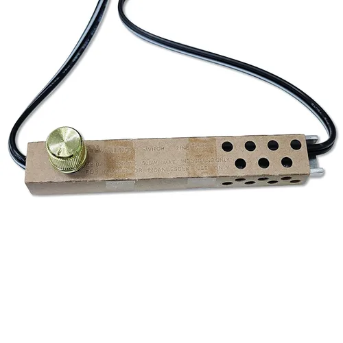 Vista 4 de Zing Ear ZE-02 Interruptor de atenuación giratorio para lámparas de pie halógenas incandescentes luces LED bombillas 120VCA 240VCA 500W MAX Kit