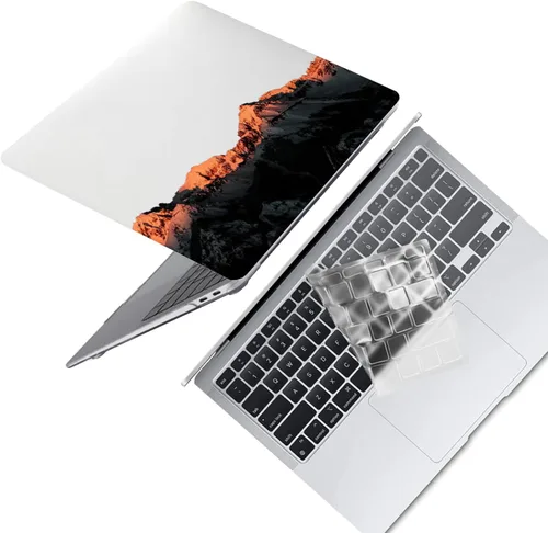 Vista 9 de Funda protectora de plástico para MacBook Air de 11 pulgadas 2015-2010 modelo A1465 A1370, funda protectora de plástico para portátil y cubierta