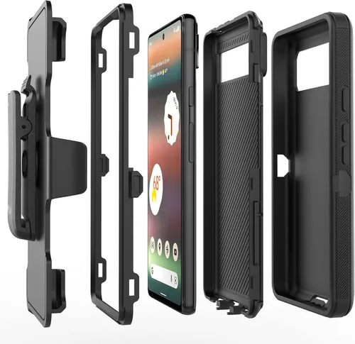 Vista 4 de Funda diseñada para Google Pixel 7, Pixel 7 (2022), funda de grado militar, resistente, a prueba de golpes, funda protectora de cuerpo completo