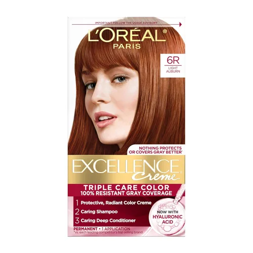 Vista 16 de L'Oreal Paris Excellence Crème - Tinte permanente para el cabello, color de cabello de triple cuidado, complejo Pro-Keratina para una cobertura