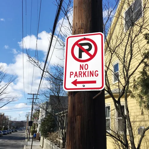 Vista 3 de SmartSign Letrero de metal de 18 x 12 pulgadas con flecha izquierda, compuesto de aluminio duradero de 120 mil (ACM), material reflectante de grado