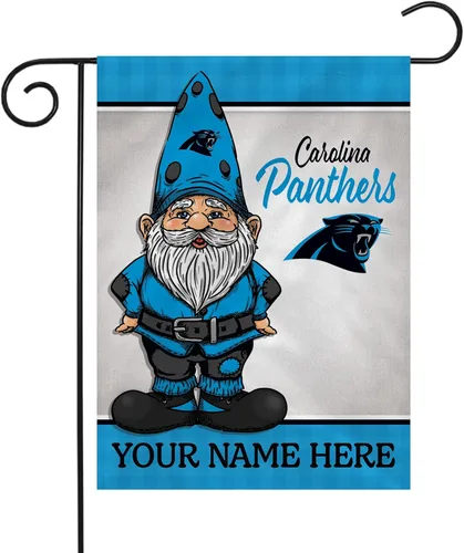 Vista 26 de Rico Industries Bandera de jardín personalizada de gnomo de fútbol de la NFL