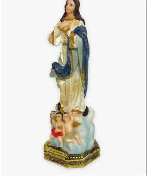 Vista 2 de 12" Virgen Inmaculada Concepción Imagen Estatua Inmaculada Concepción Virgen María