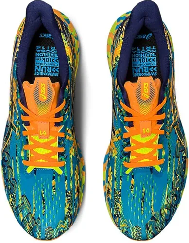 Vista 6 de ASICS Zapatillas de correr Noosa TRI 14 para hombre, Lime ZestSky