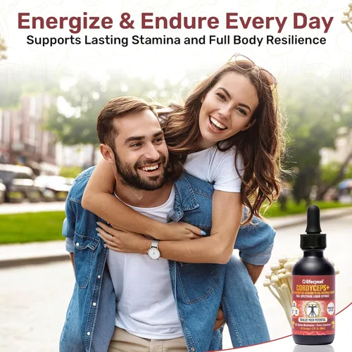 Vista 3 de Life Cykel Paquete líquido de extracto de hongo prémium – Melena de león, Cordyceps, Reishi, Chaga, cola de pavo y shiitake (1 onza cada una)