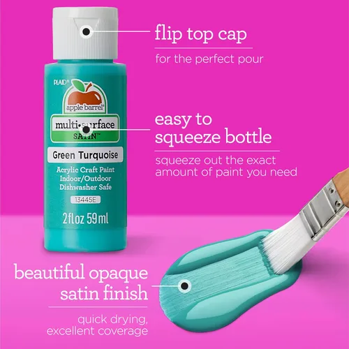 Vista 10 de Apple Barrel Pintura acrílica, negro (paquete de 3) 2 onzas, 21985EA (paquete de 3)