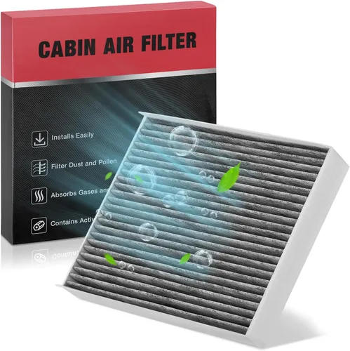Vista 9 de BDFHYK 2 filtros de aire de cabina CF10136 con carbón activado compatibles con Chevy Uplander 2005-2009, Venture 2001-2005, compatibles con Buick