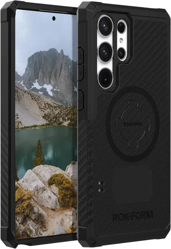 Vista 18 de Rokform - Funda para Galaxy S23, Serie Resistente, Carcasa Magnética con Bloqueo de Giro, Funda Blindada Probada contra Caídas (Negro)