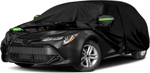 Vista 9 de Funda impermeable de repuesto para Lexus LX/Toyota Land Cruiser 2008-2025, 6 capas para todo tipo de clima, con puerta con cremallera y bandas