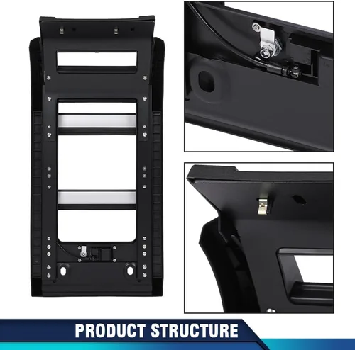 Vista 3 de PIT66 Escalera de acceso lateral para portaequipajes lateral compatible con Land Rover Defender 110 2020-2023/Land Rover Defender 90 2021-2023
