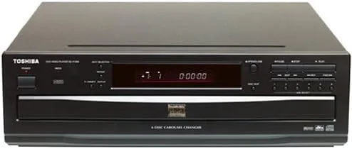 Toshiba Reproductor de DVD de 6 discos SD-4109X