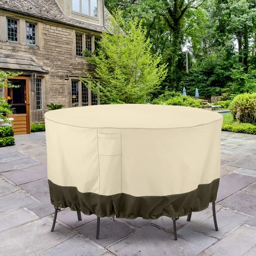 Vista 8 de SunPatio Fundas para muebles de patio, funda impermeable para mesa redonda y sillas para patio y comedor, juego de conversación al aire libre
