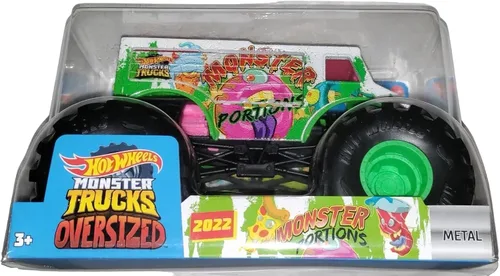 Vista 2 de Mattel FYJ83-B Hot Wheels Monster Truck Vehículo, varios