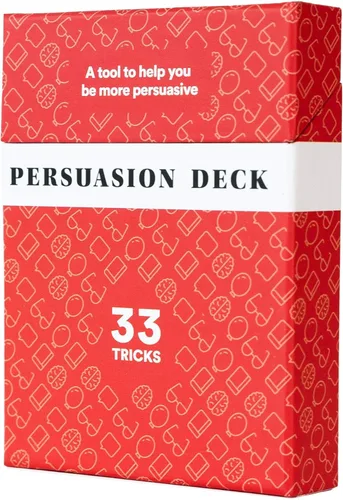 BestSelf Persuasion Deck - Persuasion Skill Cards to Master Persuasion Tricks with 33 Prompts