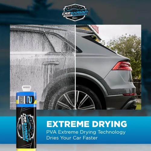 Vista 2 de CarX Toalla de gamuza de 17 x 13.5 pulgadas, súper absorbente y sin arañazos