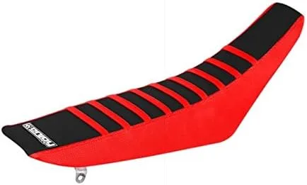 Vista 4 de Enjoy Mfg Funda de asiento compatible con Honda 2004-2009 CRF 250 CRF250 - All Black/Black Ribs #53