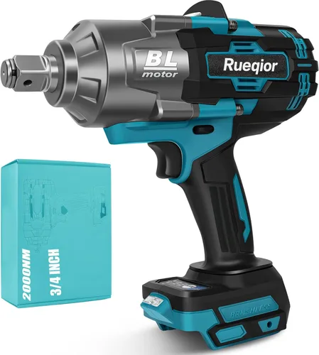 Vista 17 de Llave de impacto inalámbrica de 1/2 pulgada para batería DeWalt 20 V MAX, llave de impacto de 1000 pies-libras (1360 N.m), impacto eléctrico sin