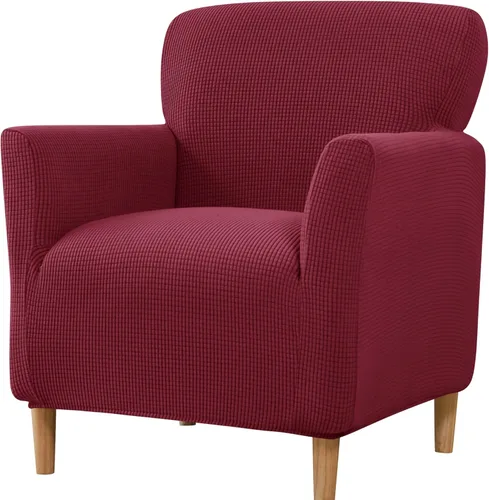 Vista 30 de XMAYODS Funda para silla de club, funda para silla de bañera, fundas suaves y redondas para silla de sofá, fundas de sofá con parte inferior #1