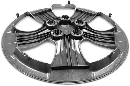 Vista 3 de Tapacubos para Chevrolet Cruze 2016-2018 de 15 pulgadas con borde de plástico pintado plateado