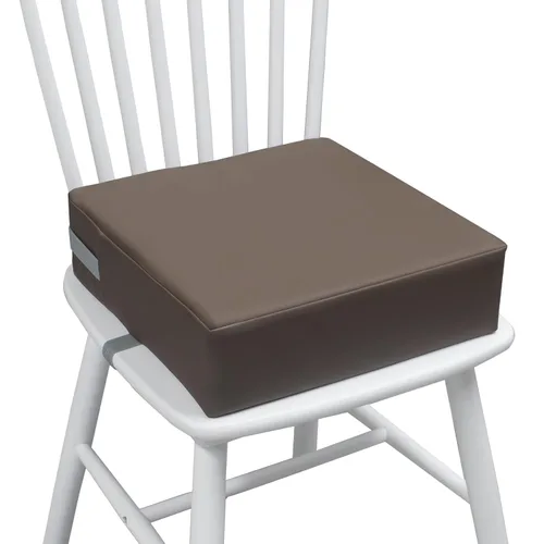 Vista 15 de Eiury Asiento elevador para bebé para mesa de comedor y silla de cocina, cojín de PU impermeable y antiarañazos, parte inferior antideslizante