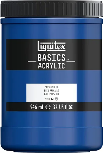 Vista 137 de Liquitex - Pintura acrílica BASICS, tubo de 4 oz, color rojo primario