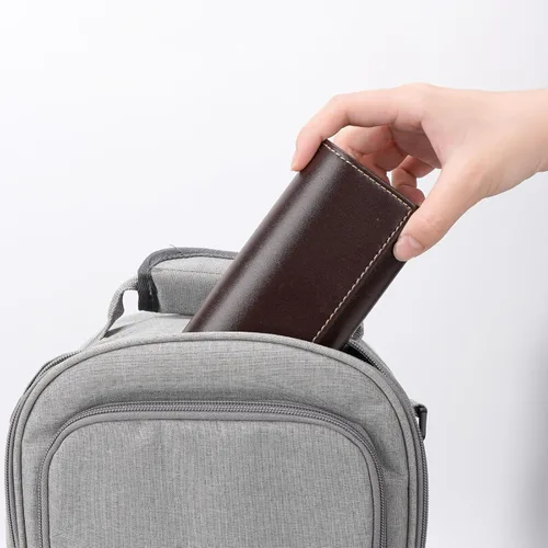 Vista 5 de Linkidea Funda rígida extra grande para lentes de sol, bolsa de almacenamiento de lentes de sol de gran tamaño, organizador compatible con Quay Come