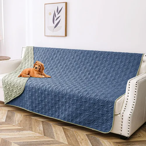 Vista 10 de Funda de sofá impermeable lavable para perros, manta reversible para cama para perro, protector de muebles para mascotas
