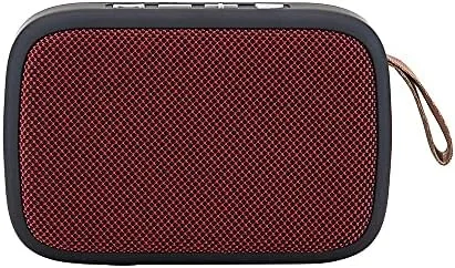 Vista 7 de Altavoz compatible con su Xiaomi Poco X3 Pro Diseño de tela 3W Playtime 6H Interior, Viaje al aire libre (rojo)