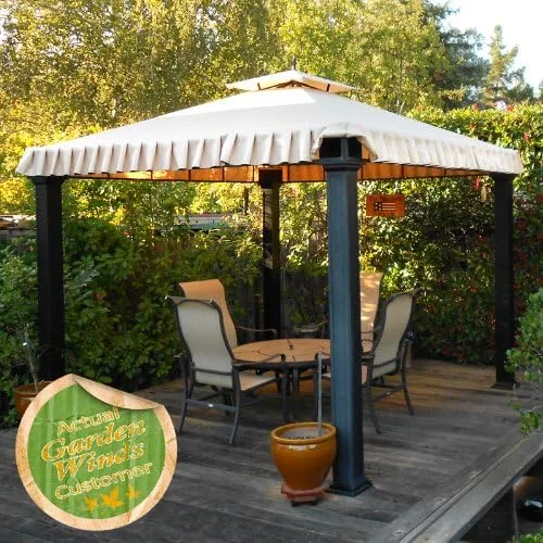 Vista 4 de Kingston Gazebo - Cubierta superior de repuesto para toldo