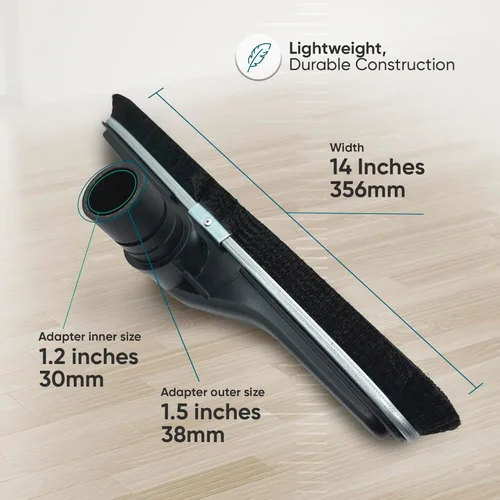 Vista 3 de Herramienta de piso de repuesto compatible con mochila de aspiradora ProTeam y aspiradora Hoover, cepillo de superficie dura de 14 pulgadas