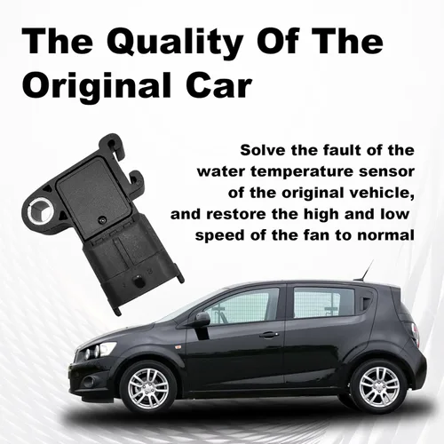 Vista 3 de Sensor de Presión Absoluta del Múltiple MAP Compatible con Chevy 09-11 Aveo 07-19 Impala, 08-19 Buick Enclave, 07-13 GMC Sierra 1500, #55573248