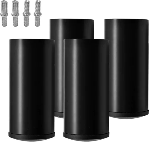 Vista 8 de Patas de metal de 2 pulgadas de repuesto para base de cama ajustable eléctrica, tornillo no ajustable en patas cortas