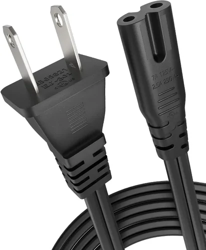 Cable de alimentación de CA para PS5 PS4 PS3 PlayStation 4 Slim, Xbox One S/X, cable de alimentación de TV para Samsung LG TCL Roku Toshiba LED LCD